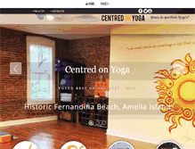 Tablet Screenshot of centredonyoga.com